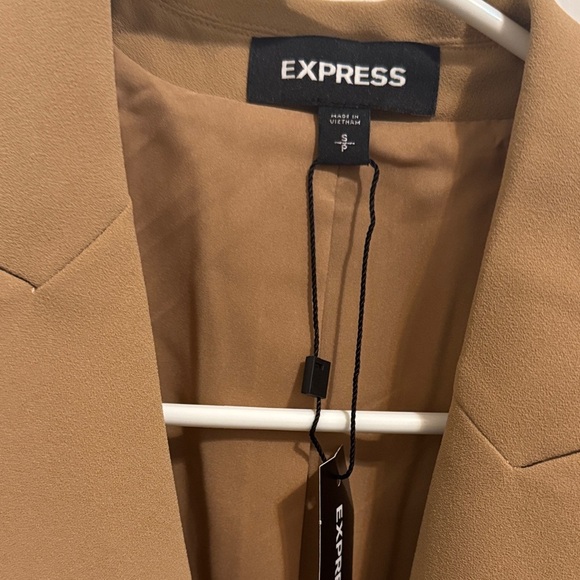 NWT Express Camel Women's Suit Jacket Size Small - Picture 2 of 4